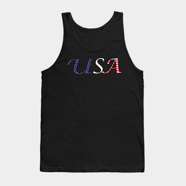 USA Tank Top by tshirts88